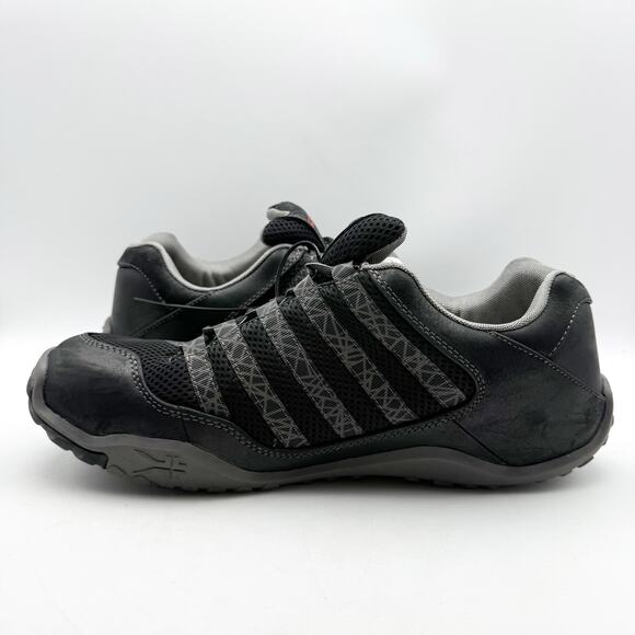 Kuru Mens Chicane Low Hiking Sneakers US 11.5 Wide EU 45 Black Red GUC main image 9